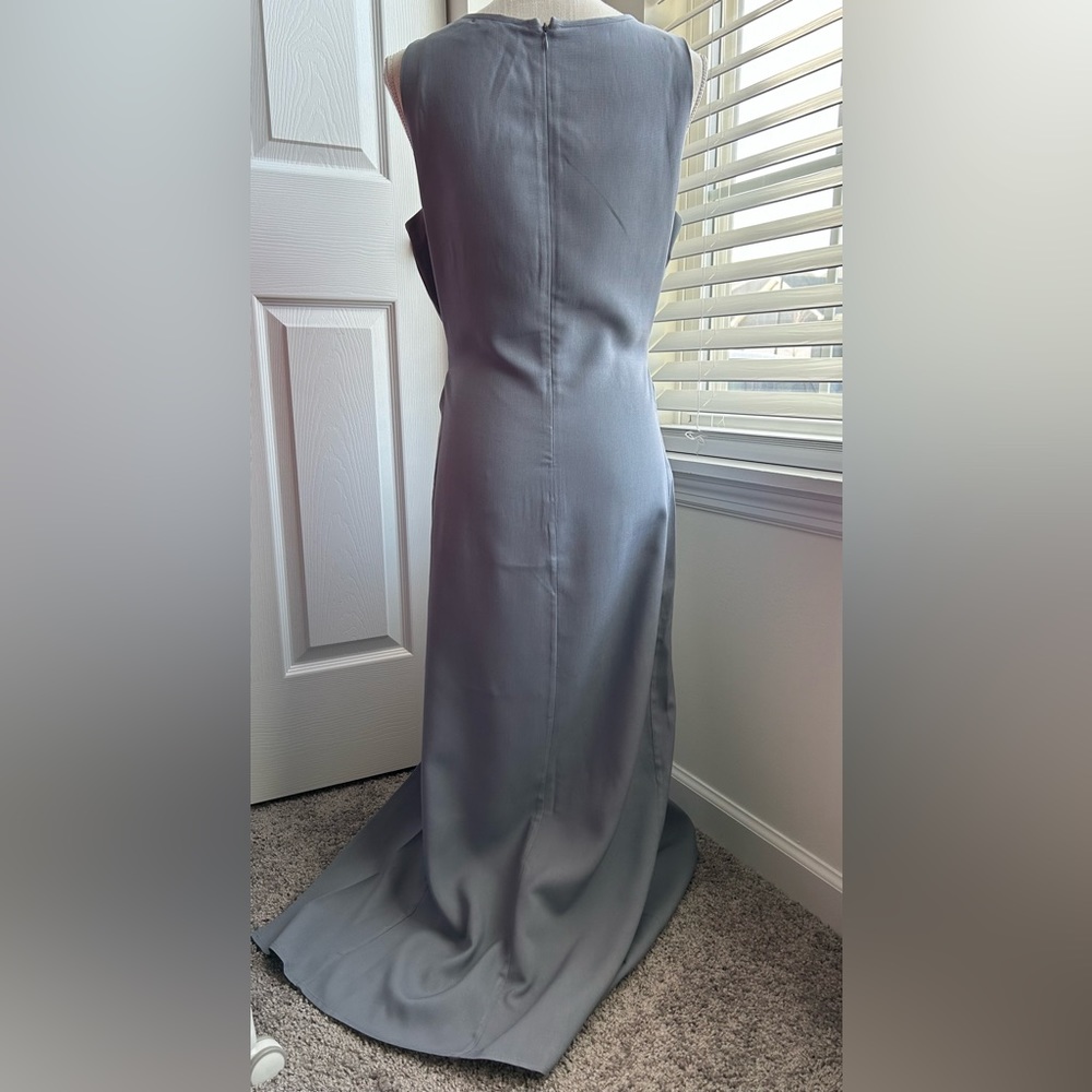 Casual Corner Silk Single Breasted Blazer & Sleeveless Maxi Dress - Picture 12 of 15